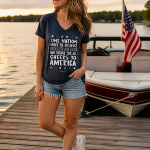 Women's Graphic V-Neck