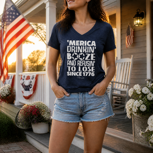 Women's Graphic V-Neck