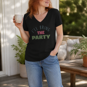 Women's Graphic V-Neck