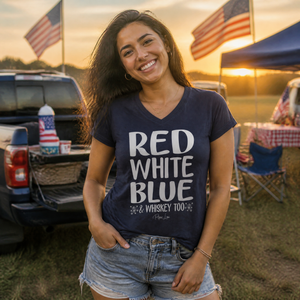 Women's Graphic V-Neck