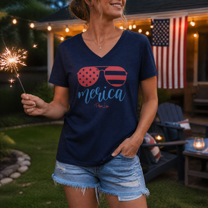 Women's Graphic V-Neck