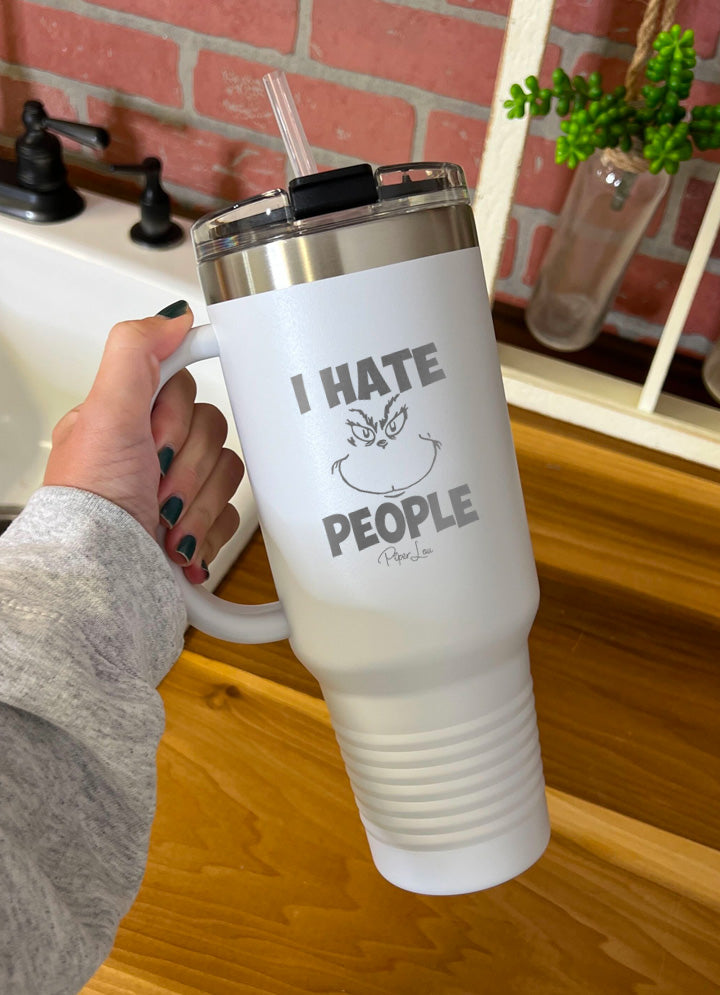 I Hate People Grinch Premium 40oz Tumbler (Free Straw) – Piper Lou  Collection