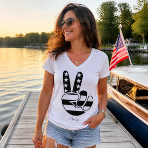 Women's Graphic V-Neck