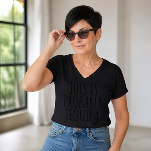 Women's Graphic V-Neck