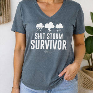 Women's Graphic V-Neck