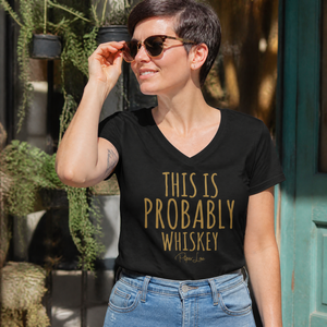 Women's Graphic V-Neck