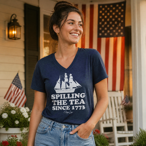 Women's Graphic V-Neck