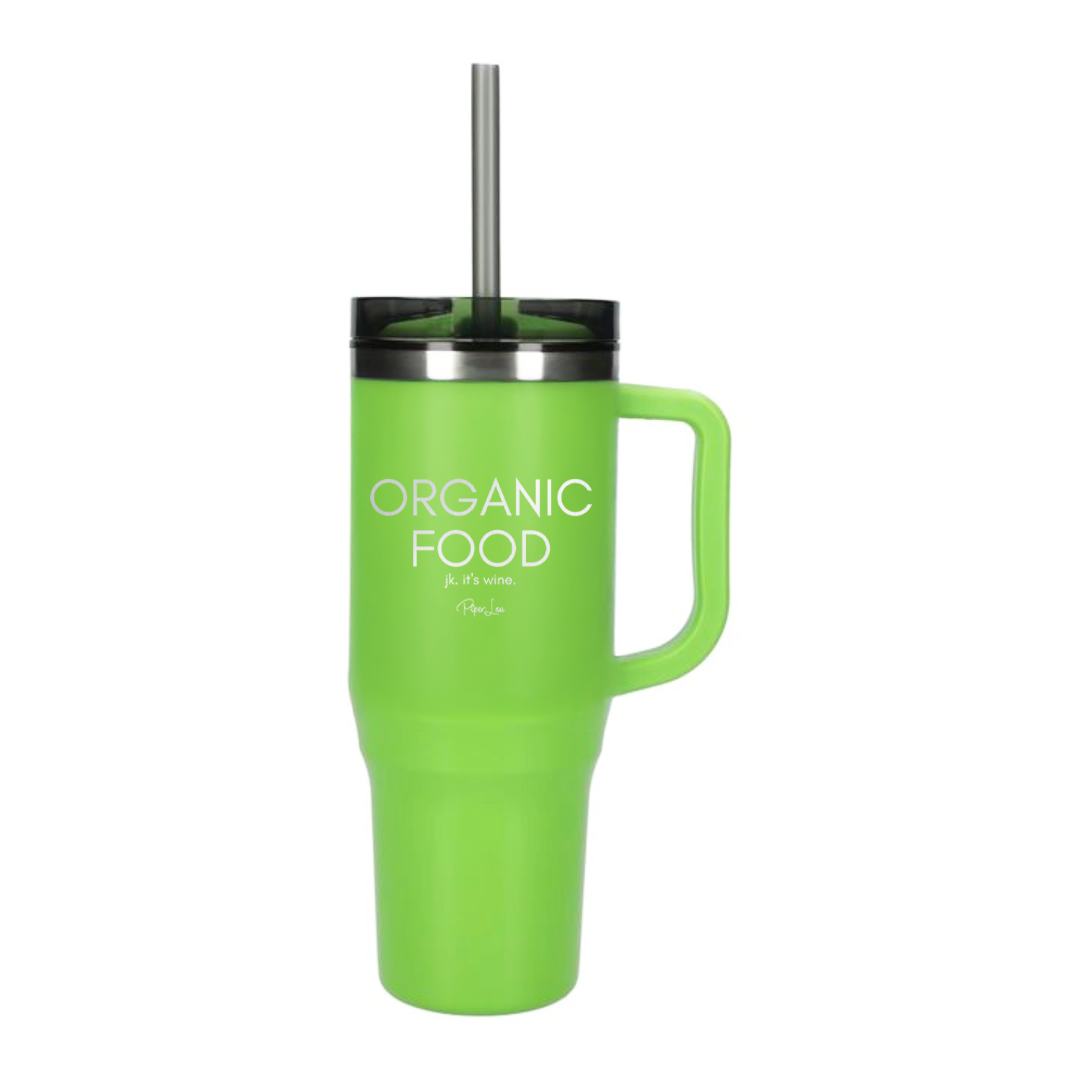 Organic Food - JK It's Wine - 40oz Traveler Lite Tumbler + Straw