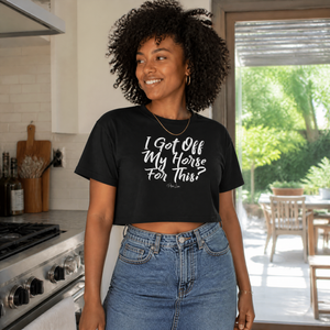 I Got Off My Horse For This Cropped Boxy Tee — lifestyle hero