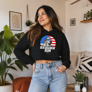 Ben Drankin Rum Cropped Hoodie — lifestyle hero