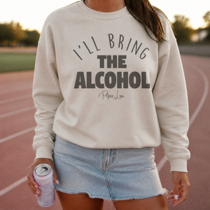 I'll bring the Alcohol Graphic Crewneck Sweatshirt — lifestyle hero