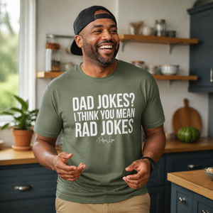 Dad Jokes I Think You Mean Rad Jokes Classic Tee — lifestyle hero