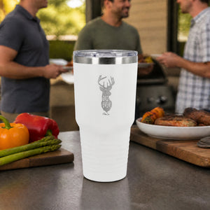 Best Buckin' Dad 30oz Engraved Tundra Tumbler — lifestyle