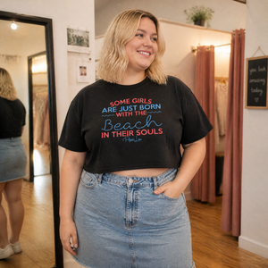 Some Girls Are Just Born With The Beach In Their Souls Cropped Boxy Tee — lifestyle hero