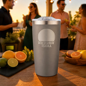 Ben Drankin Tequila 20oz Engraved Adventure Tumbler — lifestyle