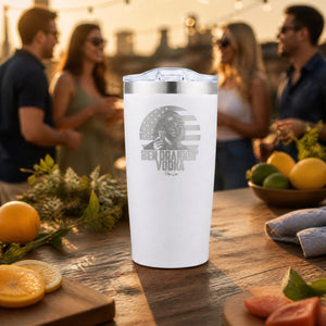 Ben Drankin Vodka 20oz Engraved Adventure Tumbler — lifestyle