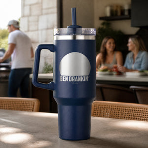 Ben Drankin 40oz Engraved Travel Tumbler — lifestyle