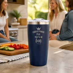 Underestimate Me Thatll Be Fun 20oz Engraved Adventure Tumbler — lifestyle