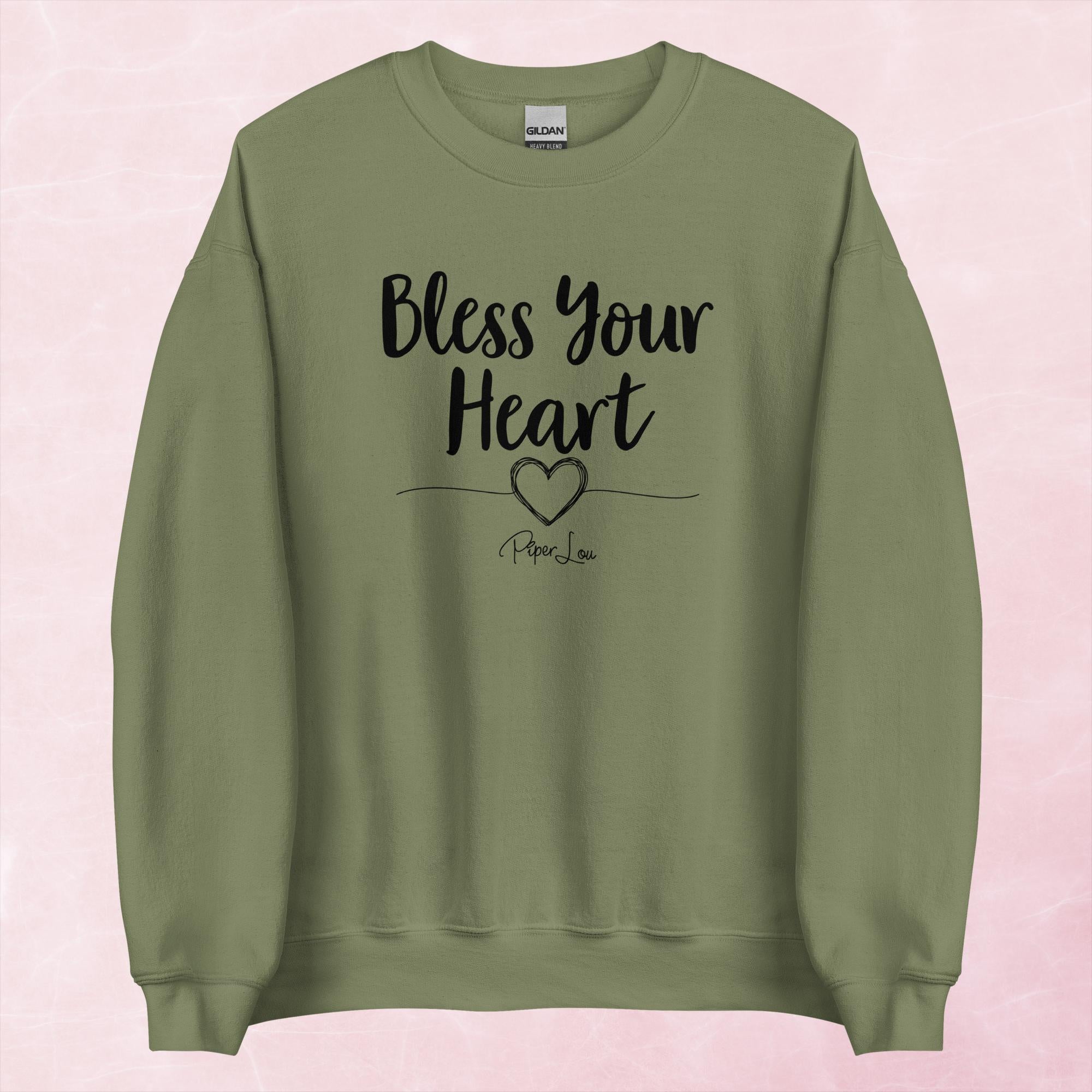 Women's Positive Mind Vibes Long Sleeve Sweatshirt - Inspirational Quote Pullover, Light Green, Size Large - View #12