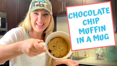 90 Second Microwave Chocolate Chip Muffin In A Mug