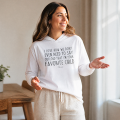 I Love How We Dont Even Need To Say Hooded Long Sleeve Tee — lifestyle hero