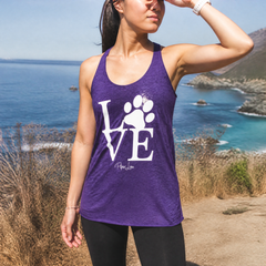 Love Paw Print Tank Top — lifestyle hero