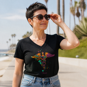 Women's Graphic V-Neck