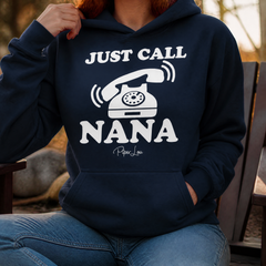 Just Call Nana Graphic Hoodie — lifestyle hero