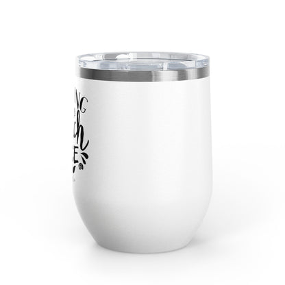 Resting Beach Face 12oz Premium Insulated Tumbler