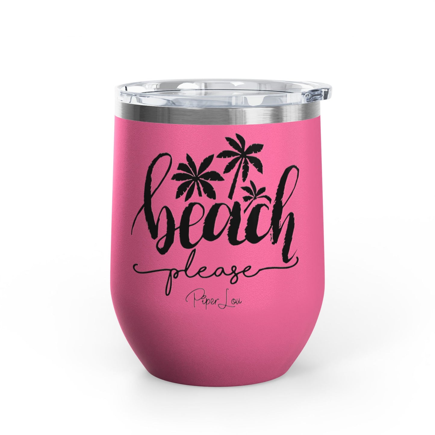 Beach Please 12oz Premium Insulated Tumbler