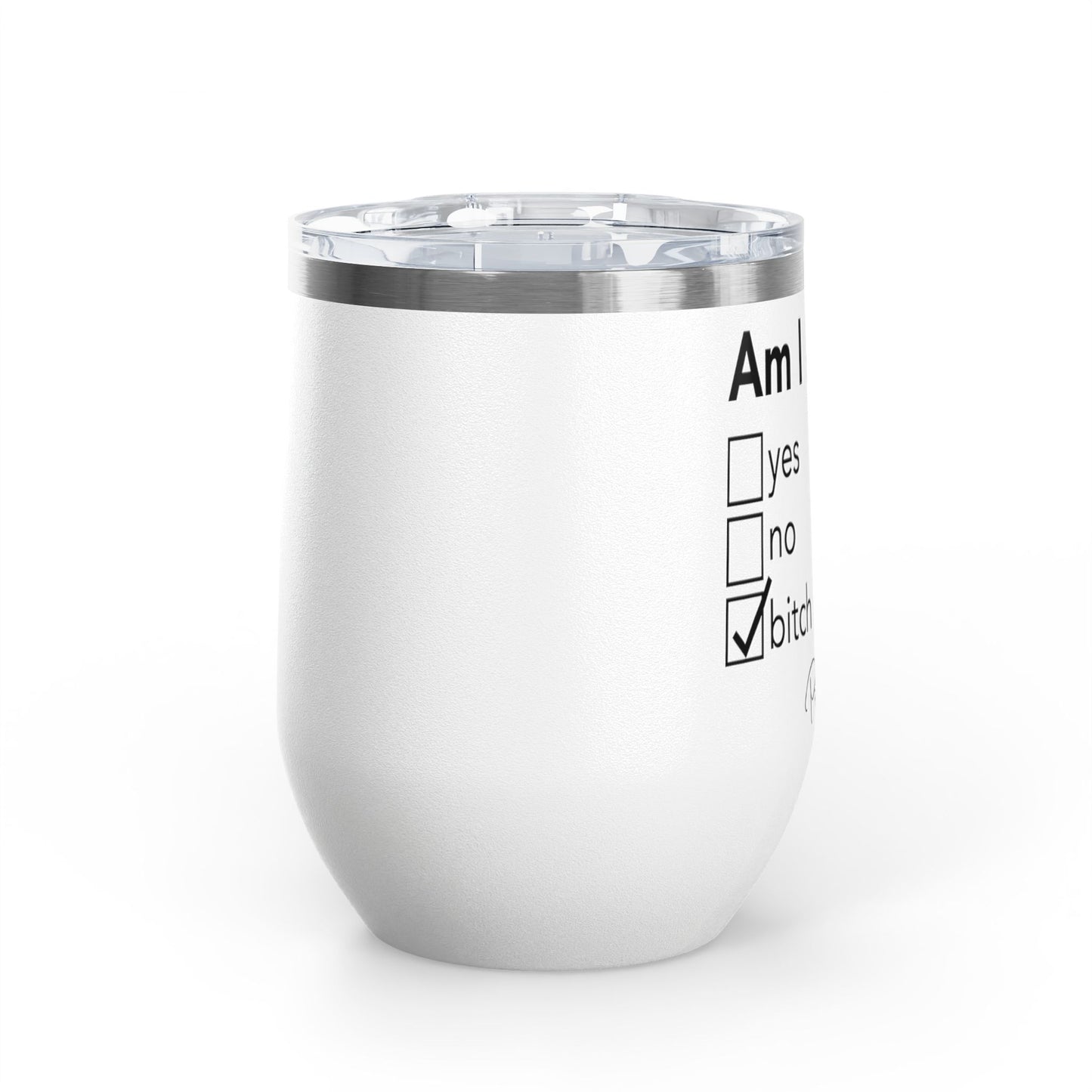 Am I Drunk Checklist 12oz Premium Insulated Tumbler