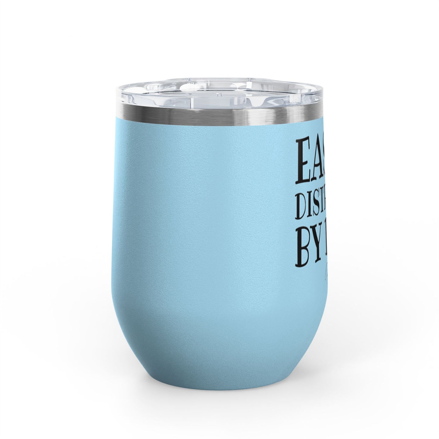 Easily Distracted By Dogs 12oz Premium Insulated Tumbler