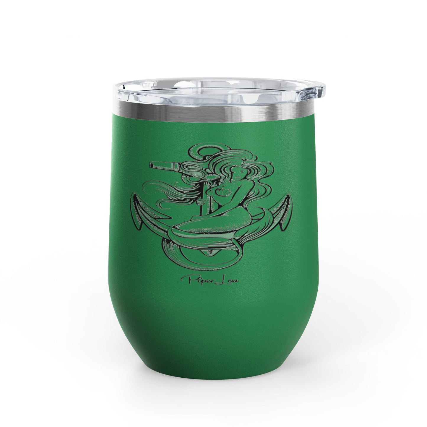 Mermaid Anchor 12oz Premium Insulated Tumbler