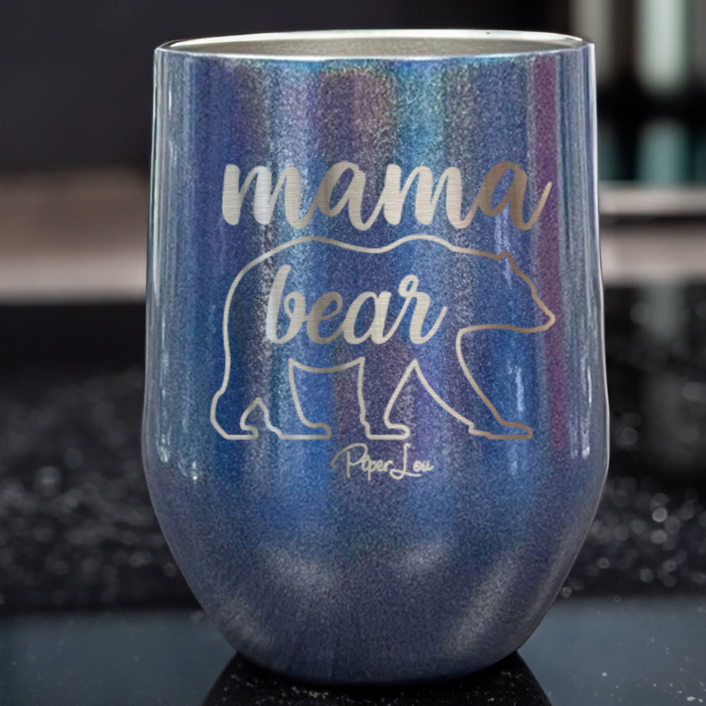 Mama Bear Cursive Stemless Wine Cup