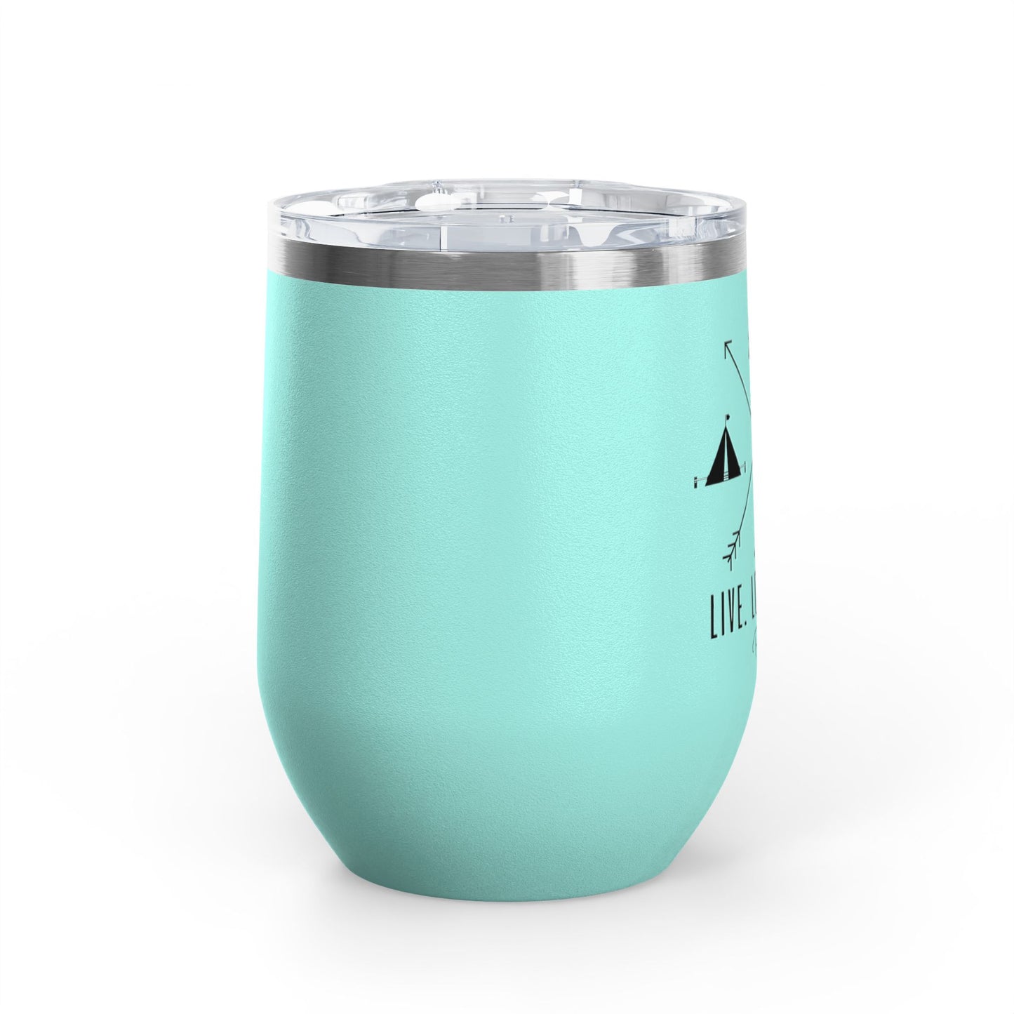 Live Love Camp Symbols 12oz Premium Insulated Tumbler