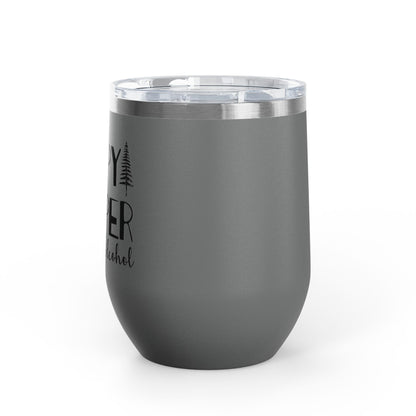 Happy Camper Fueled By Alcohol 12oz Premium Insulated Tumbler