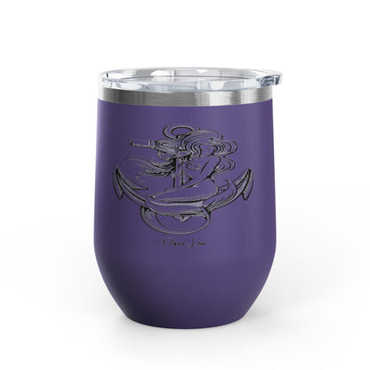 Mermaid Anchor 12oz Premium Insulated Tumbler
