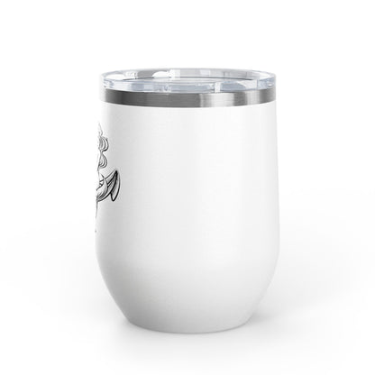 Mermaid Anchor 12oz Premium Insulated Tumbler