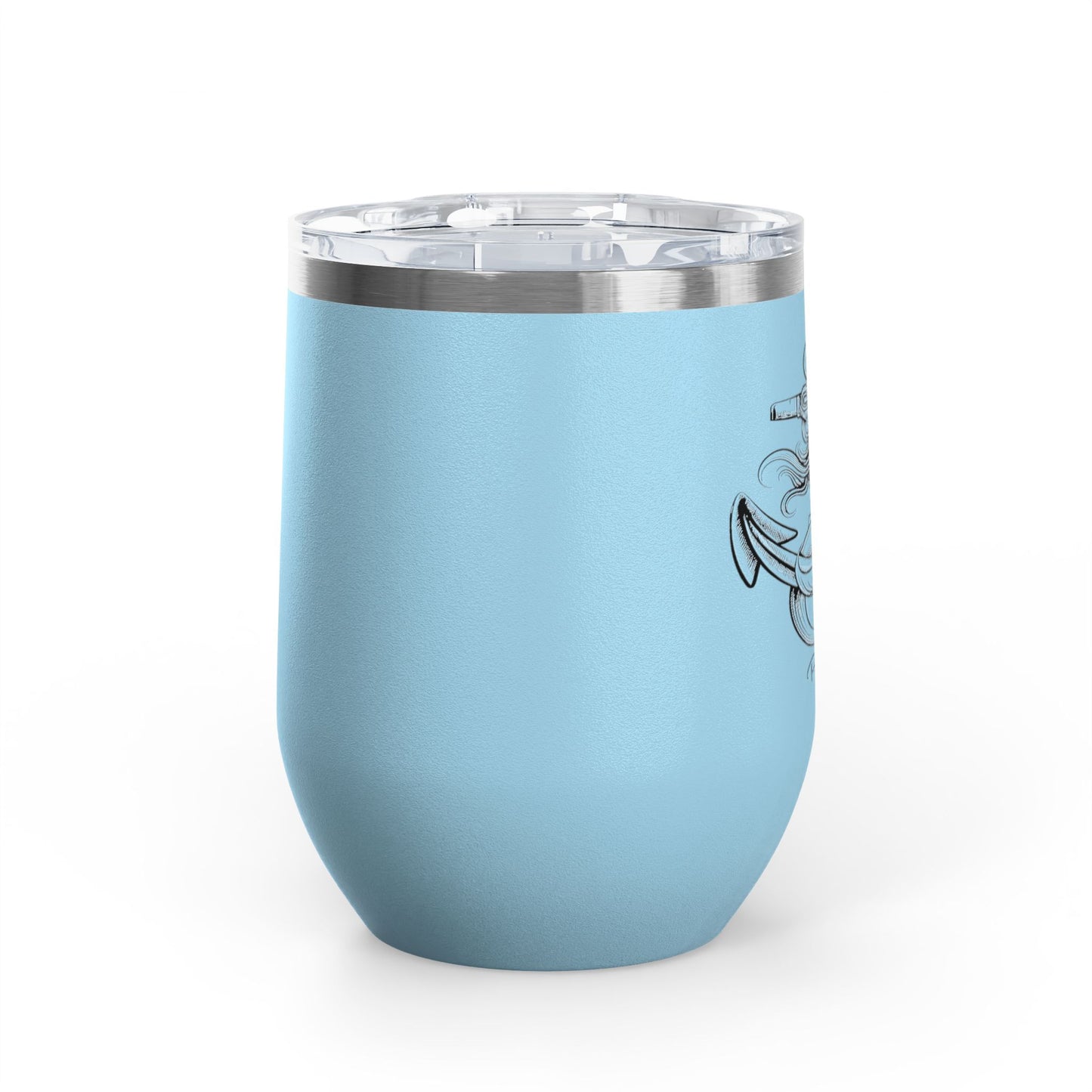 Mermaid Anchor 12oz Premium Insulated Tumbler