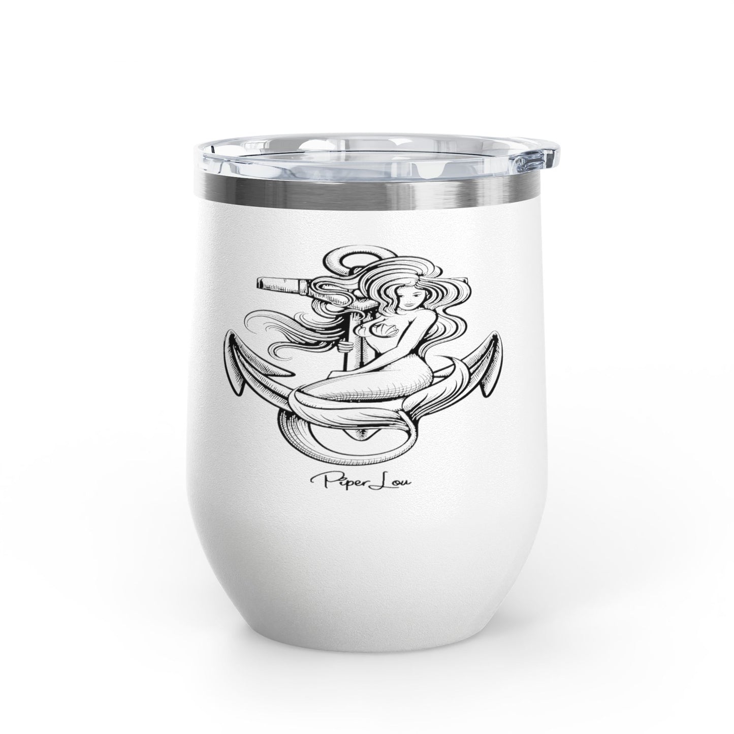 Mermaid Anchor 12oz Premium Insulated Tumbler