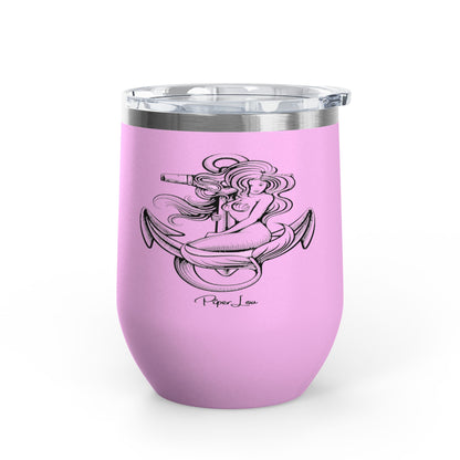 Mermaid Anchor 12oz Premium Insulated Tumbler