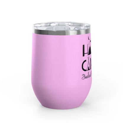 Happy Camper Fueled By Alcohol 12oz Premium Insulated Tumbler