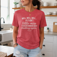 Little Miss Never Drinking Again Classic Tee — lifestyle hero
