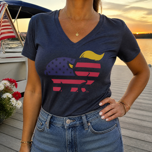 Women's Graphic V-Neck