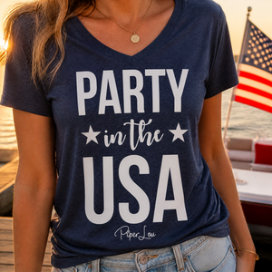 Women's Graphic V-Neck