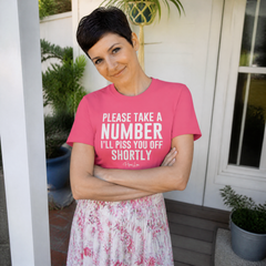 Please Take A Number Classic Tee — lifestyle hero