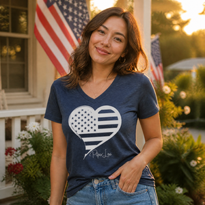 Women's Graphic V-Neck