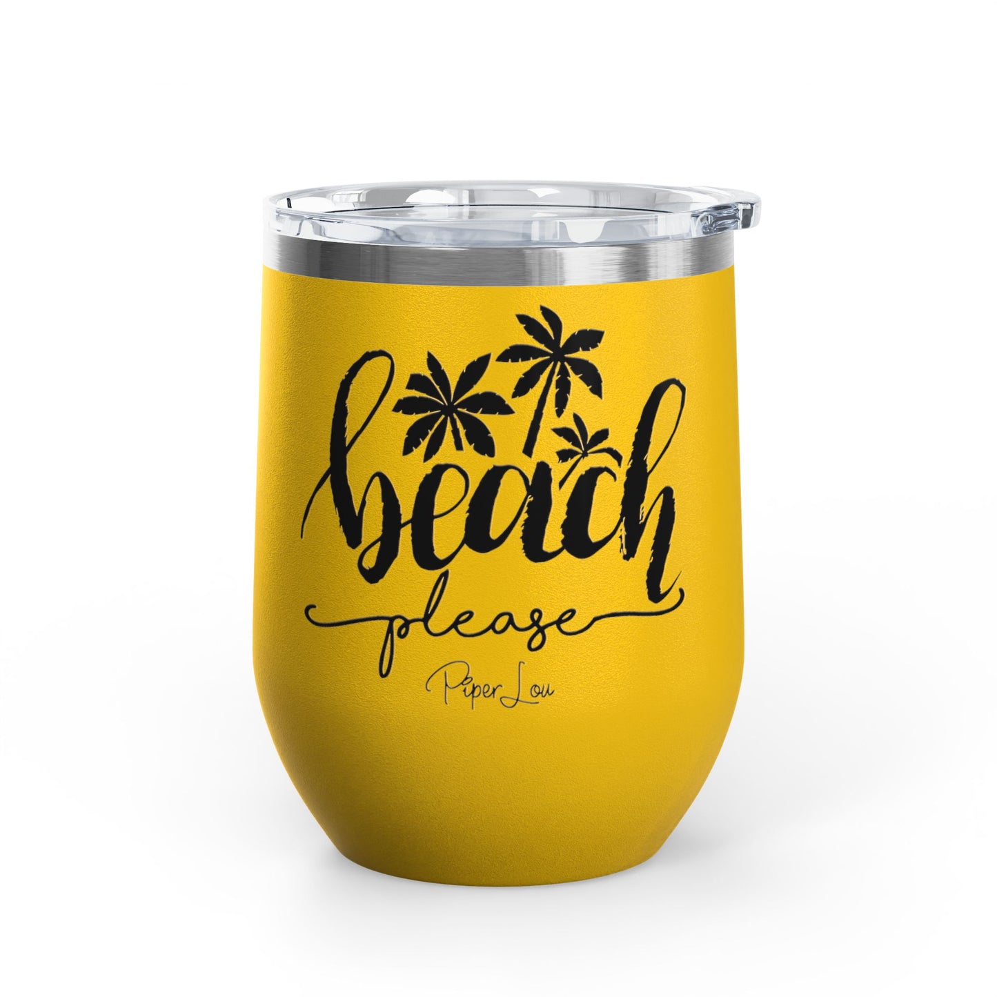 Beach Please 12oz Premium Insulated Tumbler