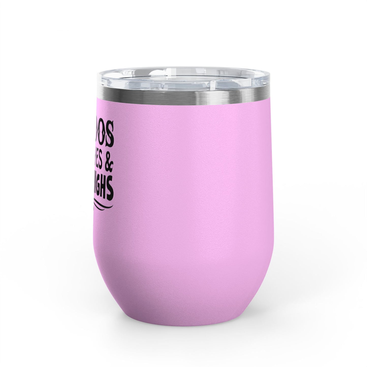 Tattoos Pretty Eyes & Thick Thighs 12oz Premium Insulated Tumbler