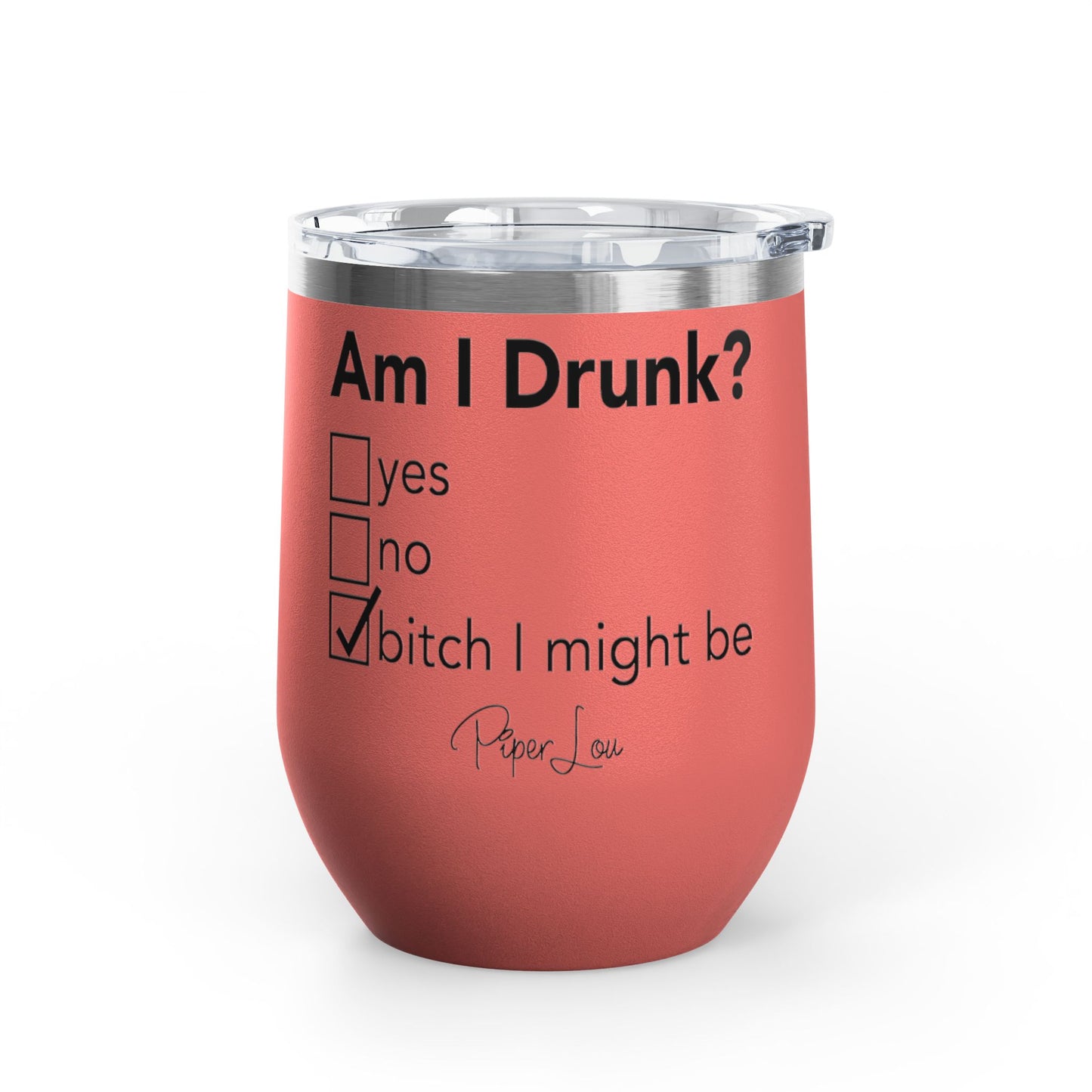 Am I Drunk Checklist 12oz Premium Insulated Tumbler